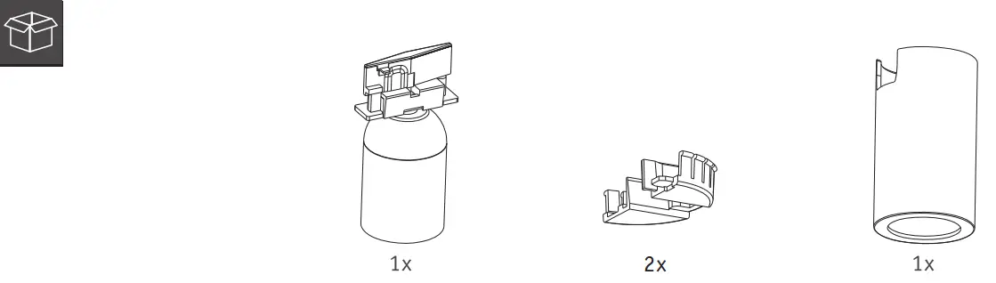 Paulmann 949 73 Urail Rail Spot Socket Single Spot