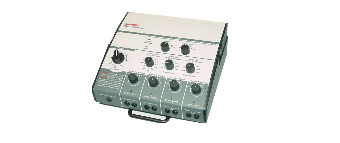 Amrex Ms324a Low Volt Ac Muscle Stimulators User Manual