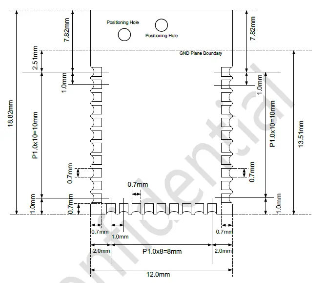 VitalTech VT-RT6MB Bluetooth Low Energy Module fig (8)