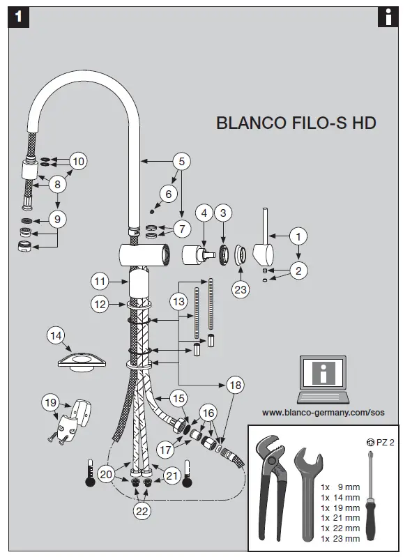 BLANCO FILO-S HD Kitchen Sink  FIG (1)