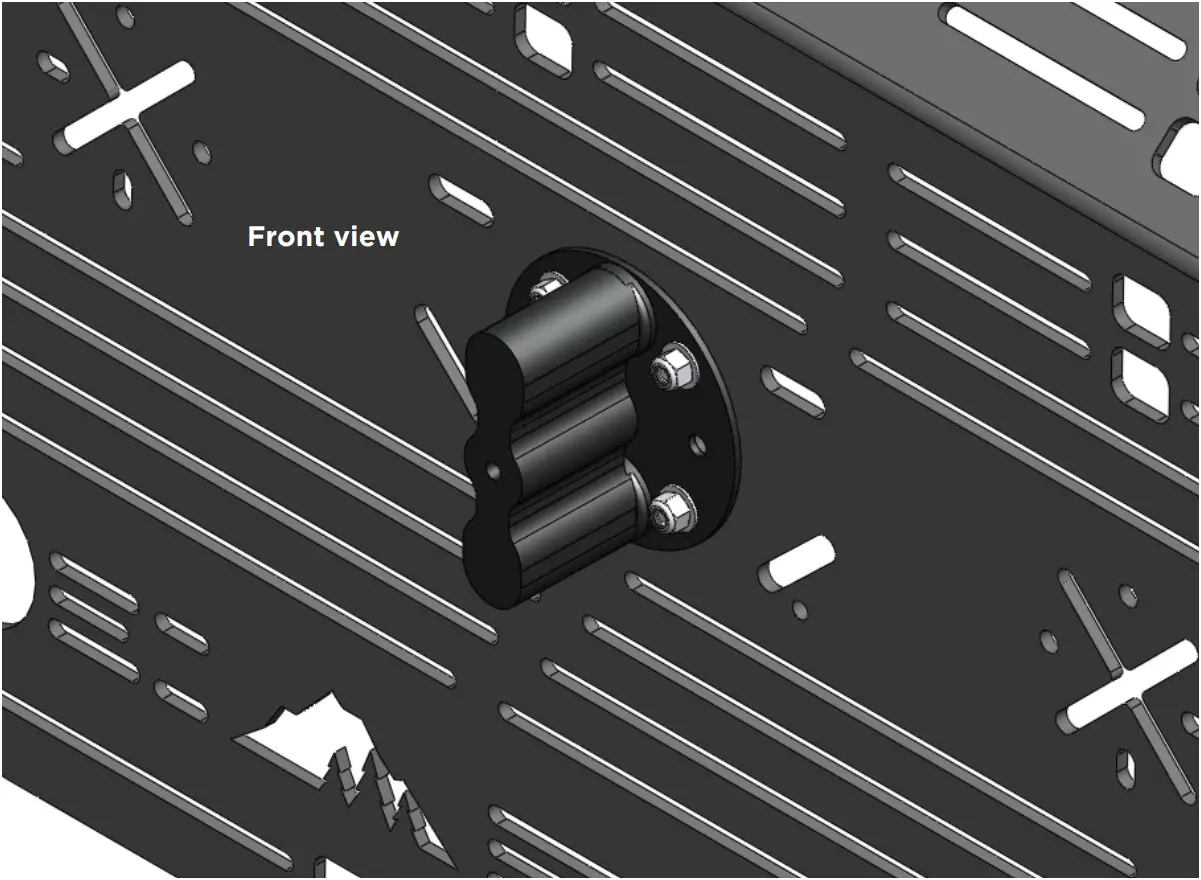 SHERPA 582040 Window Panel Rotopax Mount Kit A04