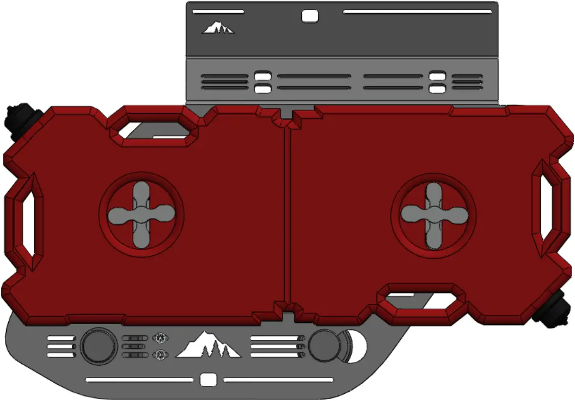 SHERPA 582040 Window Panel Rotopax Mount Kit A08