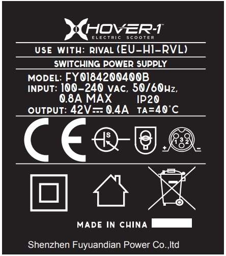 CHARGER LABEL