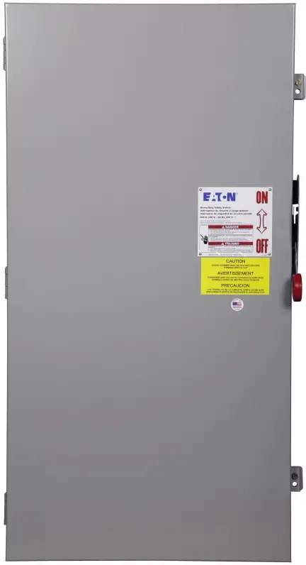 EATON DH325NGKLP Enhanced Visible Blade Single-Throw Fused Safety Switch