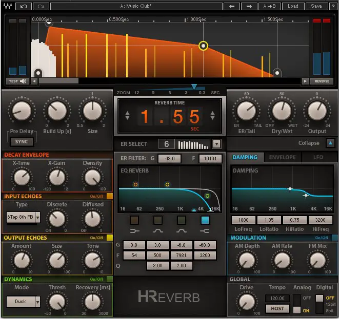WAVES H-Reverb Algorithmic Fir Reverb -