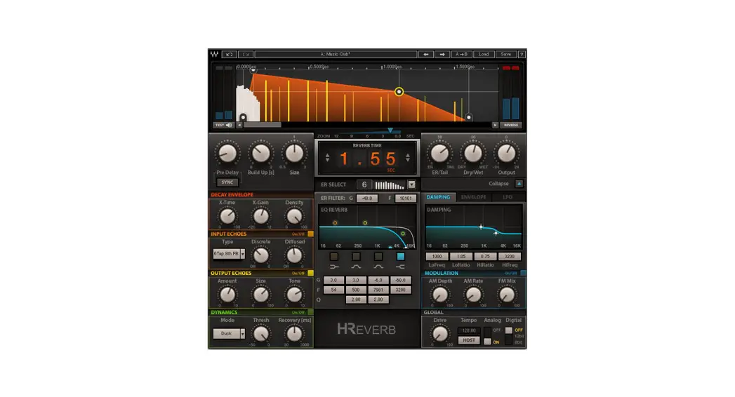 Waves H-reverb Algorithmic Fir Reverb User Guide