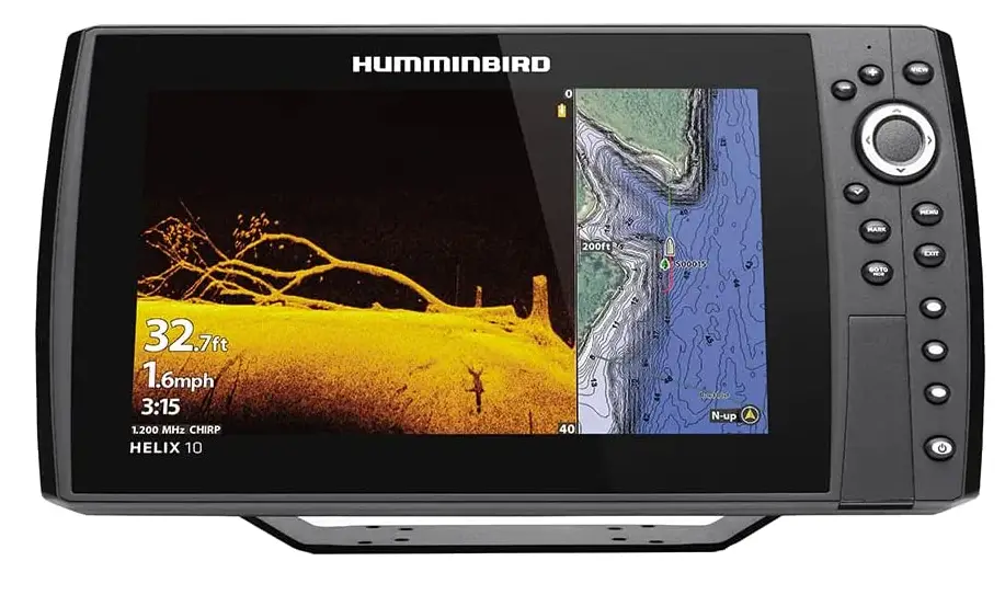 Humminbird 411410-1CHO Helix 10 Chirp MEGA DI+ GPS G4N CHO (Control Head Only) Fish Finder