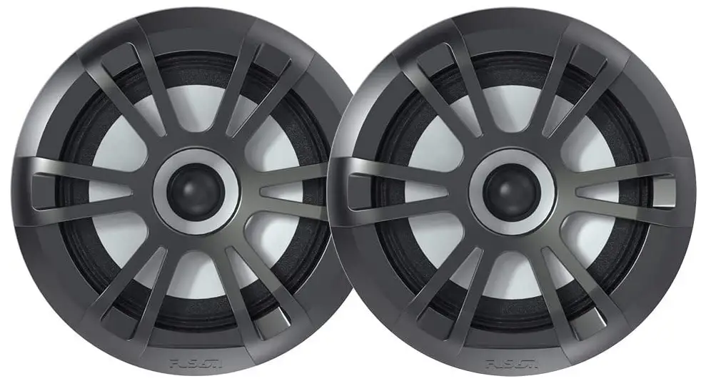 Fusion® EL Series Marine Speakers, 6.5 80-Watt Sports Gray with RGB