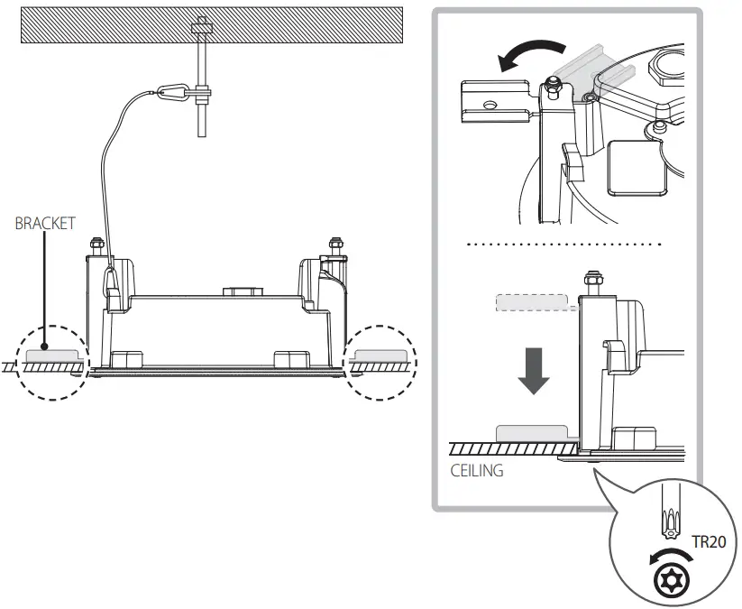 Hanwha Techwin SHD 1350FPW In Ceiling Housing - fig 5