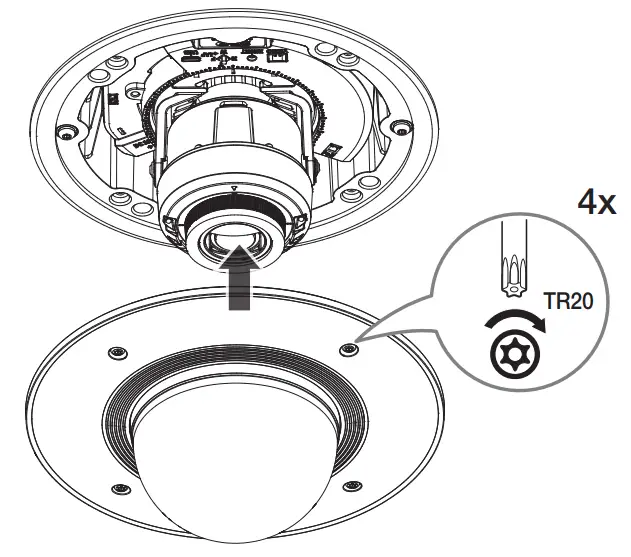 Hanwha Techwin SHD 1350FPW In Ceiling Housing - fig 7