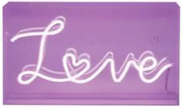 43183319 LED Neon Light Love
