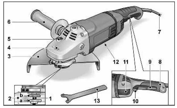 FLEX-L-26-6 230-High-Power-9-Angle-Grinder-2600W-1