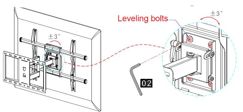 Mounting-DreamMD2295-Full-Motion-TV-Wall-Mount-TV-Bracket-FIG-29