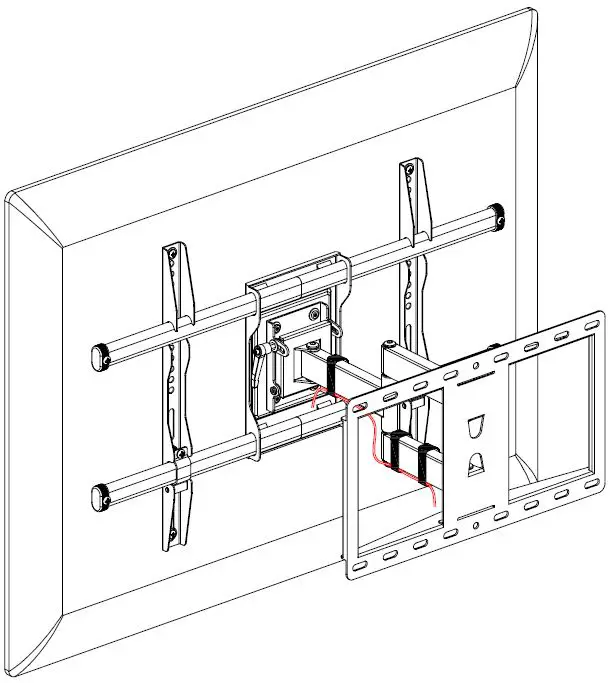 Mounting-DreamMD2295-Full-Motion-TV-Wall-Mount-TV-Bracket-FIG-32