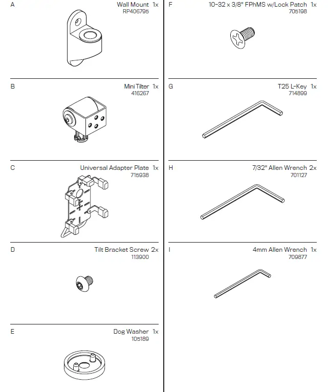 innovative-PTS-WM-UNIV-Wall-Mount-Installation-Guide-fig-1
