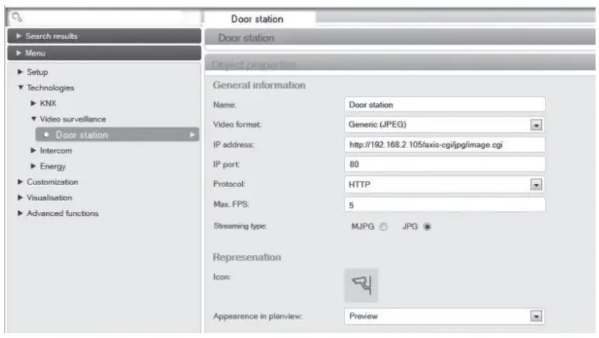 merten MEG6910 0033 U Motion Door Station Set - 7