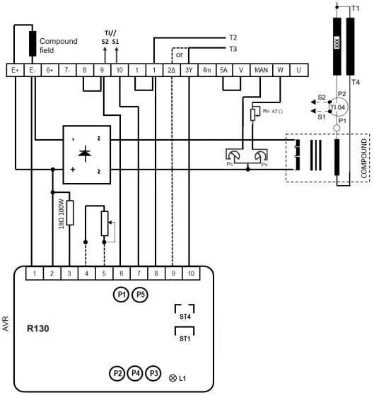 PROCEDURE FOR REPLACING THE R181 ON ARCM ALTERNATORS