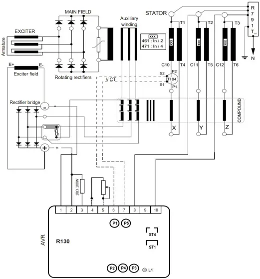 PROCEDURE FOR REPLACING THE R181 ON ARCM ALTERNATORS