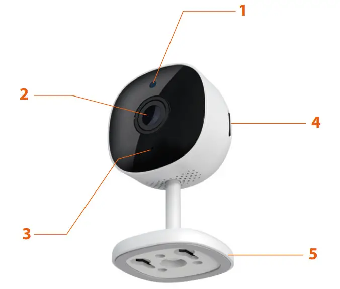 NEXXT NHC-I710 Smart Wi-Fi 2K Indoor Camera - Part