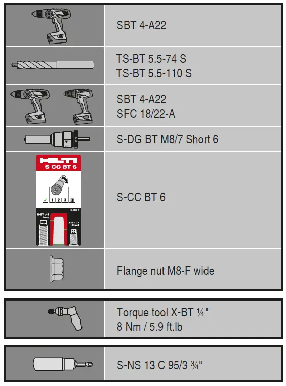 HILTI S-BT-MF MT-M8 7 AN6-Threaded-Screw-Stud-fig- (2)