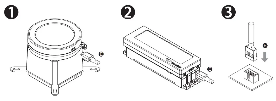 thermaltake CL-W324-PL12GM-A Floe RC Ultra -MB SYNC Installation Guide