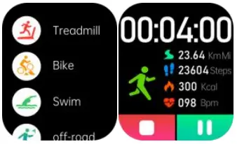 DT NO 1 DT116 Sports Smart Watch - ICON 12