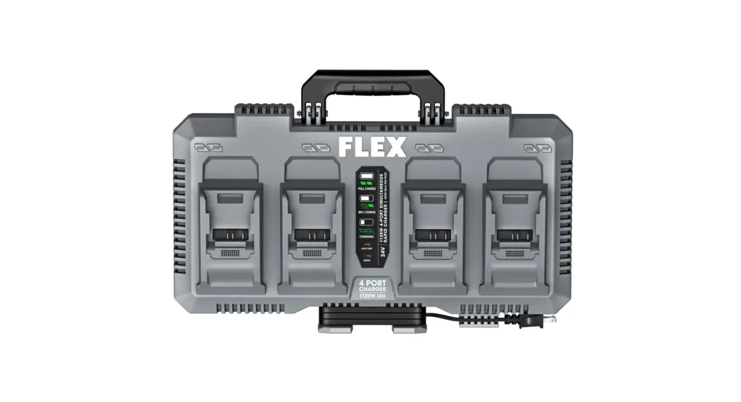 Flex Fx0451 1120w 4-port Simultaneous Charger User Manual Flex Fx0451 1120w 4-port Simultaneous Charger User Manual