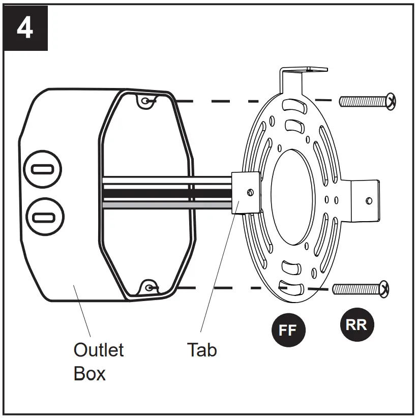 ASSEMBLY INSTRUCTIONS FOR HARDWIRE INSTALLATION