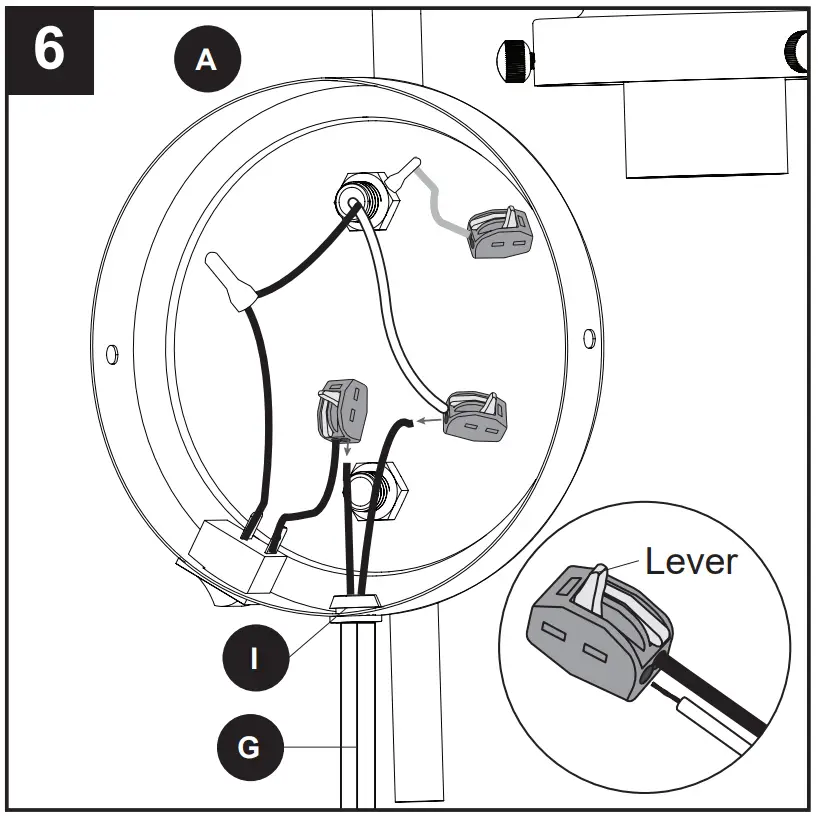 ASSEMBLY INSTRUCTIONS FOR HARDWIRE INSTALLATION