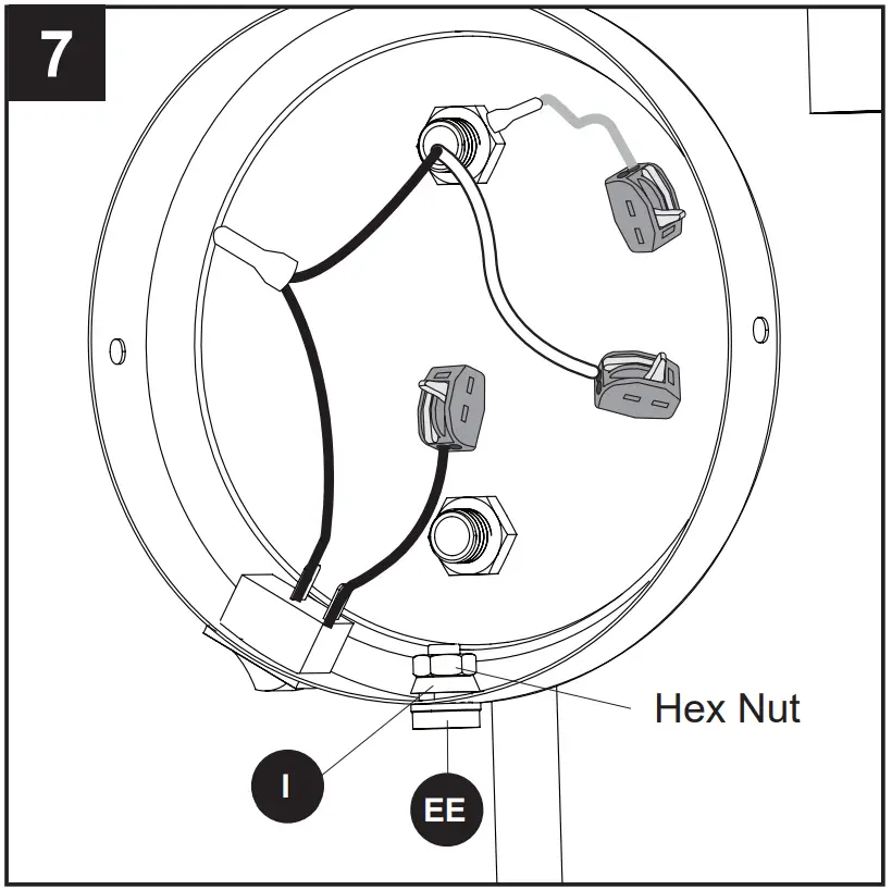ASSEMBLY INSTRUCTIONS FOR HARDWIRE INSTALLATION