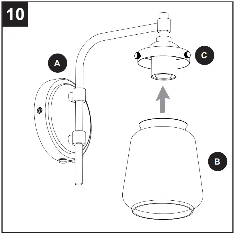ASSEMBLY INSTRUCTIONS FOR HARDWIRE INSTALLATION