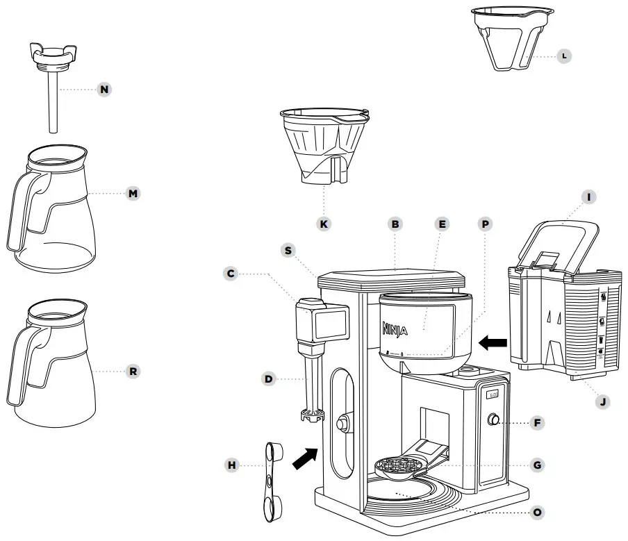 NINJA CM400 Series Specialty Coffee Maker - FIGURE 1