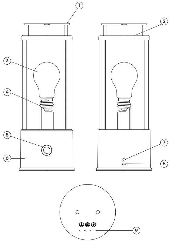 tala the Muse Portable Lamp on Battery - Figure 2
