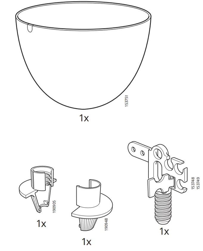 IKEA MELODI Pendant Lamp 38 cm- Tools