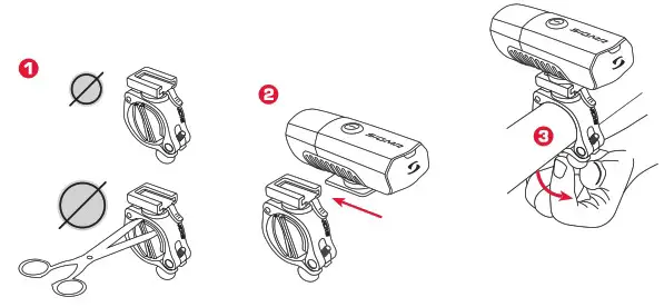 SIGMA Buster 300 Led Bicycle Headlight - overview 2