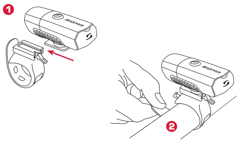 SIGMA Buster 300 Led Bicycle Headlight - overview 3