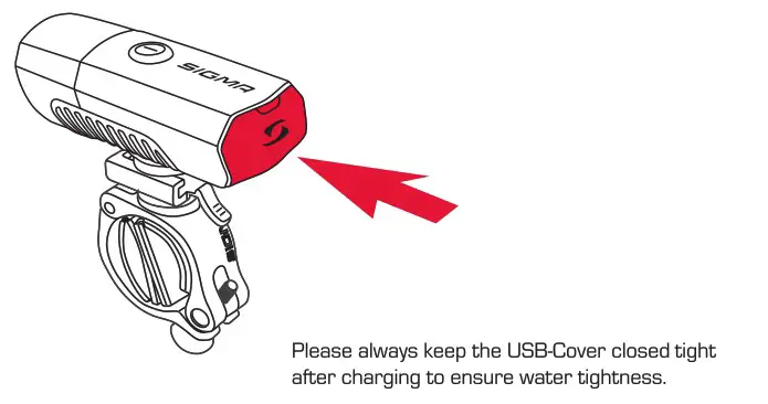 SIGMA Buster 300 Led Bicycle Headlight - overview 7