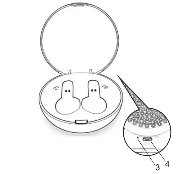 BASS JAXX EP-0680 Stardust True Wireless Earbuds - Figure 3