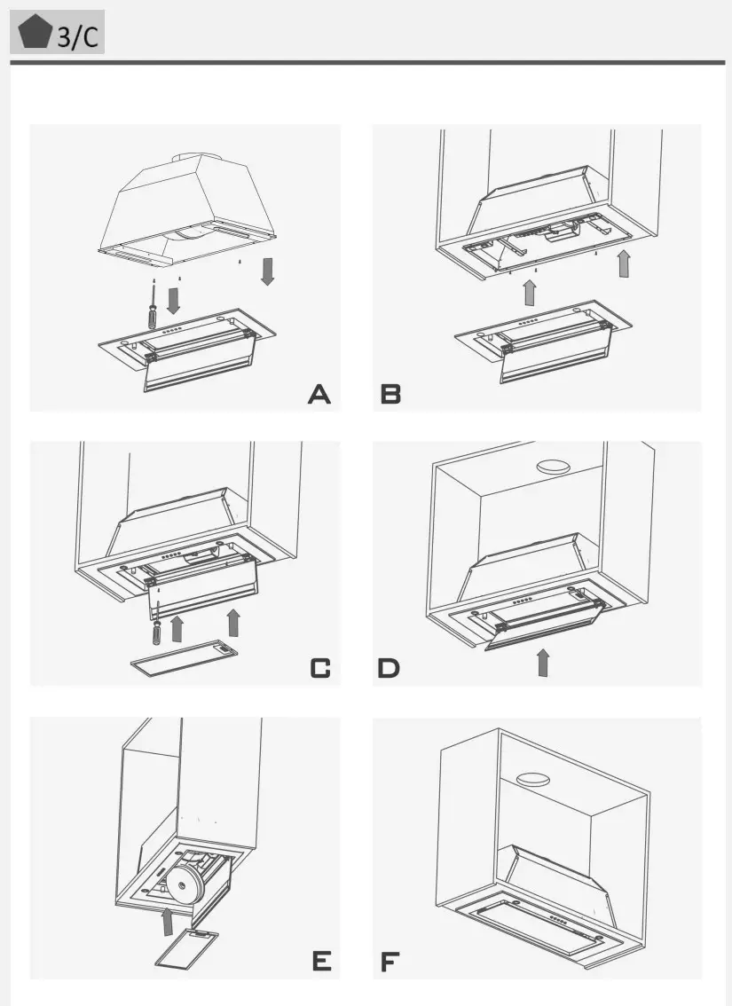 AWARD APPLIANCES PPS602 Kitchen Range Hood - fig 3