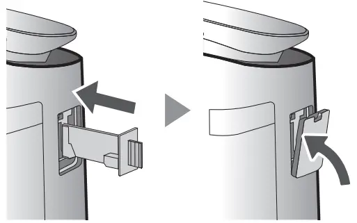 SHARP FX J80J Air Purifier - Insert the unit holder