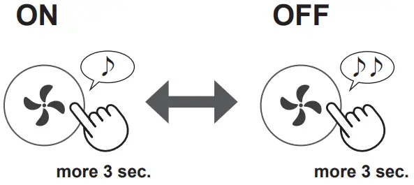 SHARP FX J80J Air Purifier - Plasmacluster function is ON