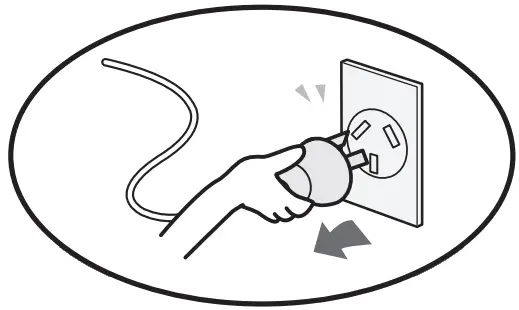 SHARP FX J80J Air Purifier - power plug