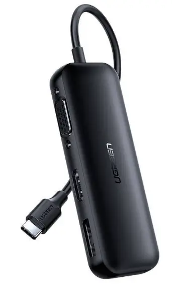 UGREEN CM260 Adapter USB-C to HDMI + VGA + Display Port