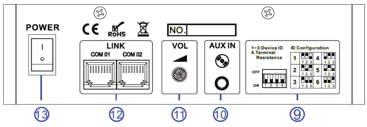 HEINRICH H6120M 6CH Matrix Mixer Amplifier - 7