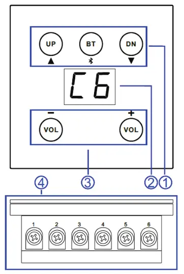 HEINRICH H6120M 6CH Matrix Mixer Amplifier - 8