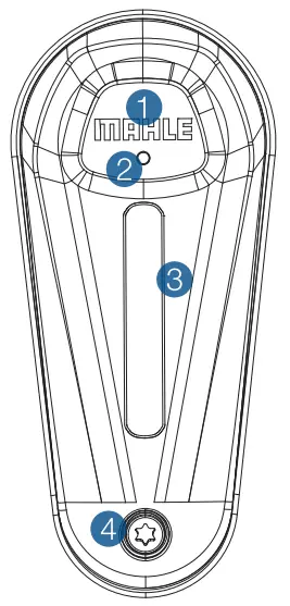 MAHLE SmartBike X20 System - Information of the Head Unit LED