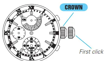 SEIKO Analogue Quartz Watch Cal. 7T86 - How to cancel the alarm time 1