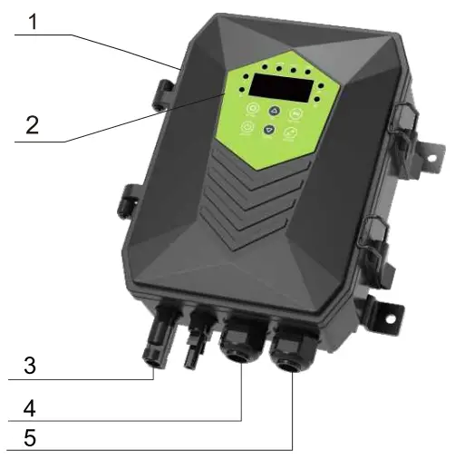 VEICHI BLDC Solar Water Pump System - diagram