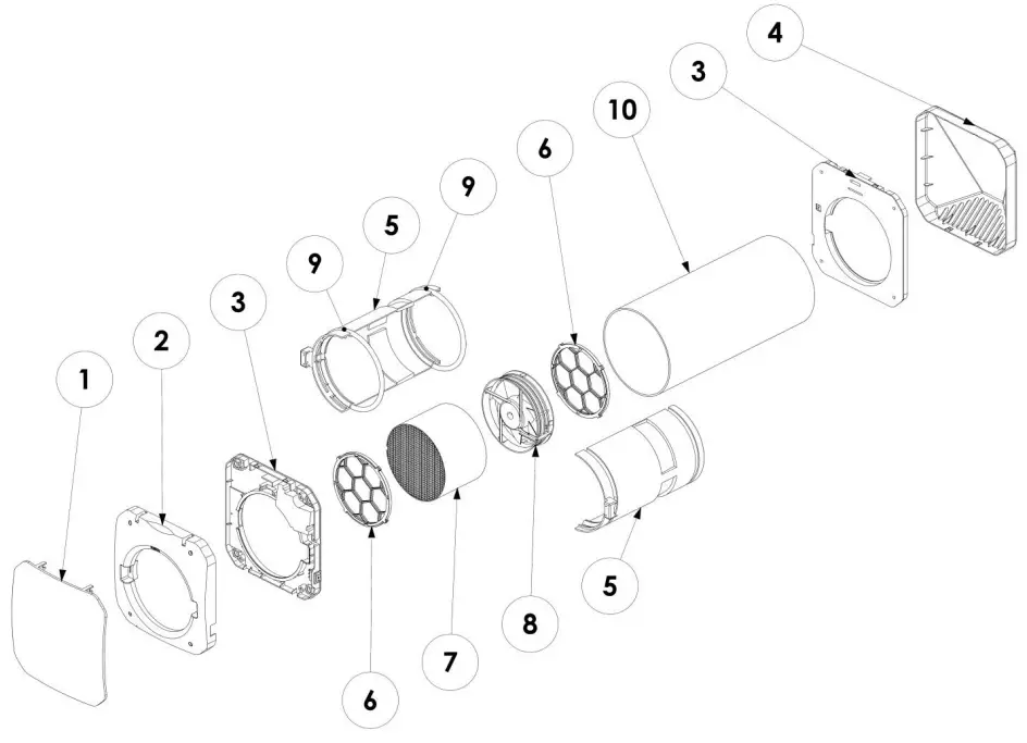 BSK Zephyr Decentralized Heat Recovery Device -