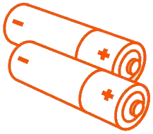 UHD HDR10 - 2 x AAA Batteries for Remote